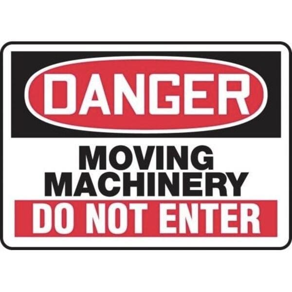 Accuform OSHA DANGER SAFETY SIGN NO LOOSE MEQM147VA MEQM147VA - main